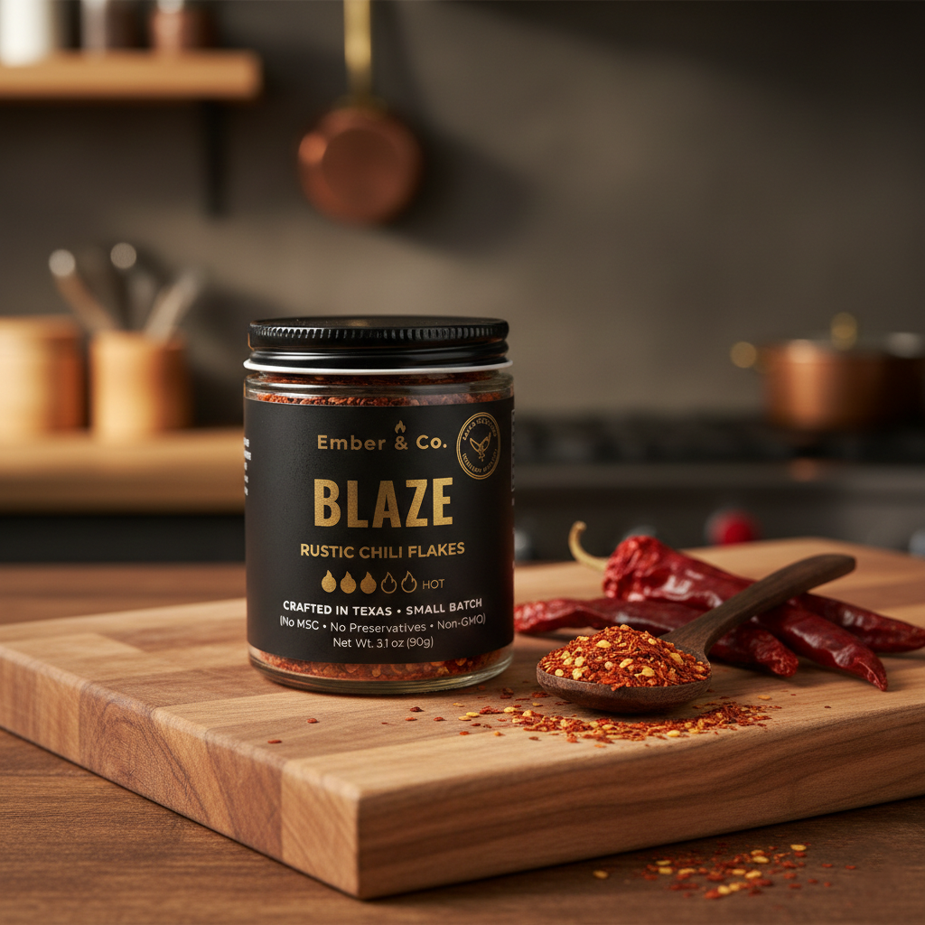 Blaze Rustic Chili Flakes – Bold Heat