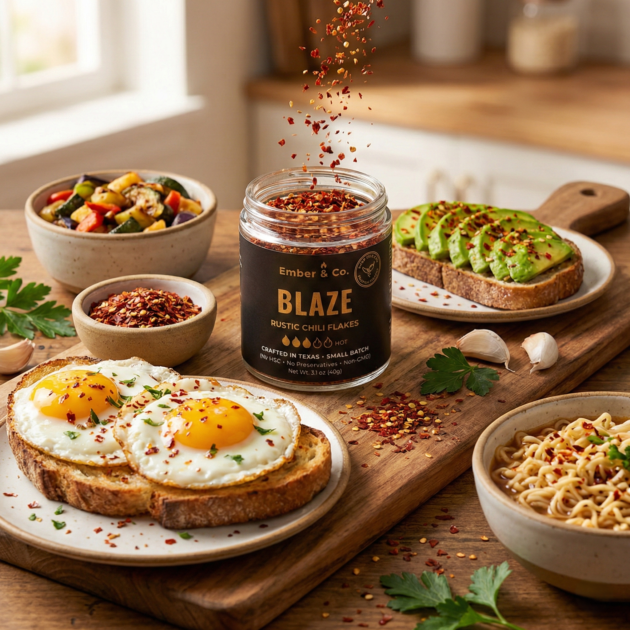 Blaze Rustic Chili Flakes – Bold Heat