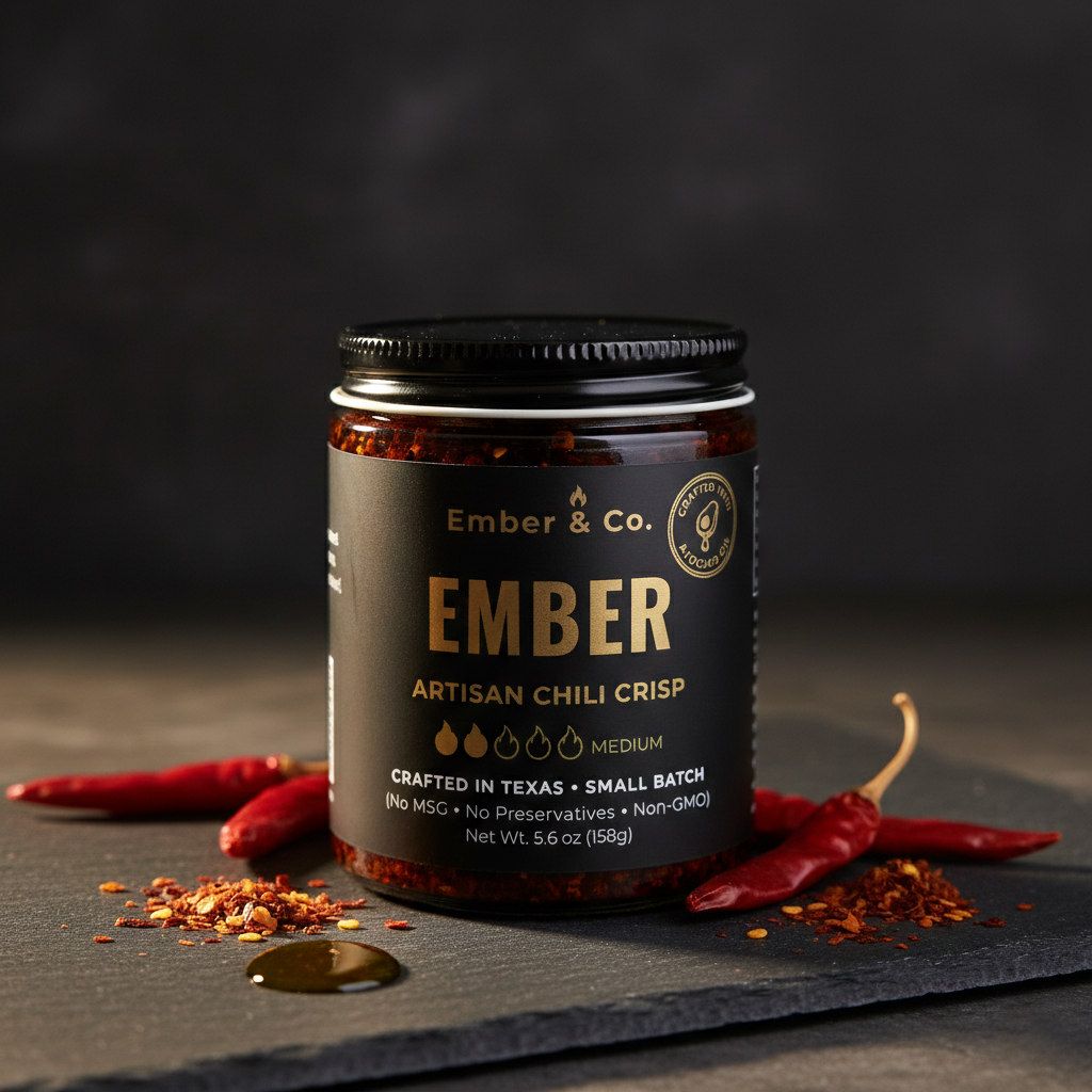 Ember Artisan Chili Crisp – Balanced Heat