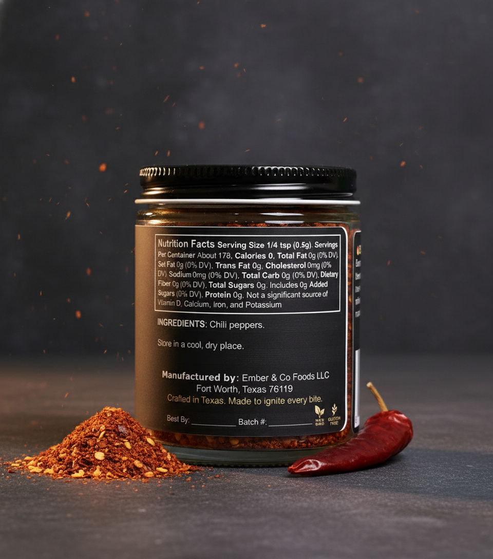 Ember Chili Flakes – Balanced Heat